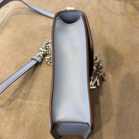 DKNY Light Blue Crossbody with Silver Details - Picture 3 of 7